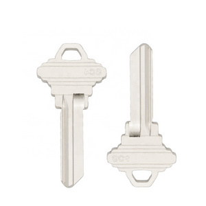 Custom Design Nickel Silver Material House Lock Blank Key Universal SC4 Model Blank Keys For Duplication Key Cutting