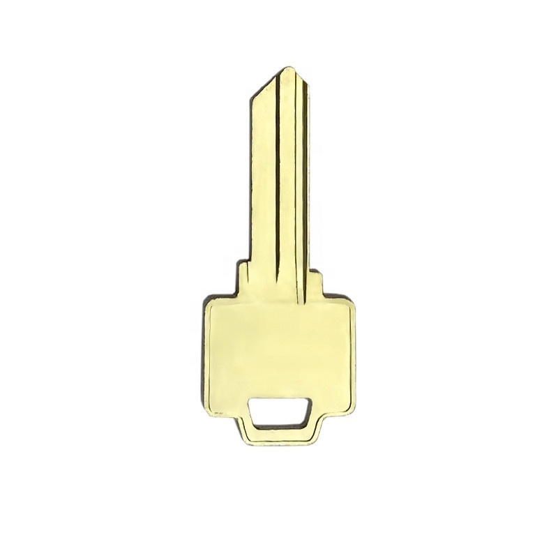 Free Sample  WR5 House blank Key Nickel Silver Door Key With Brass Handle Door key