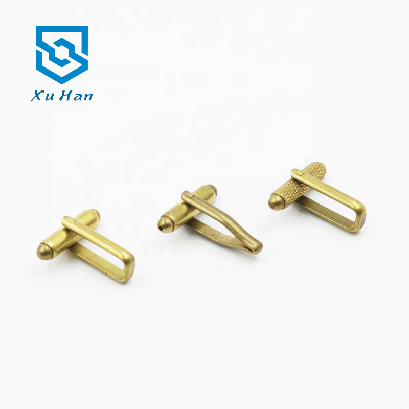 Hot sale high quality Hardware fittings simple brass cufflink back