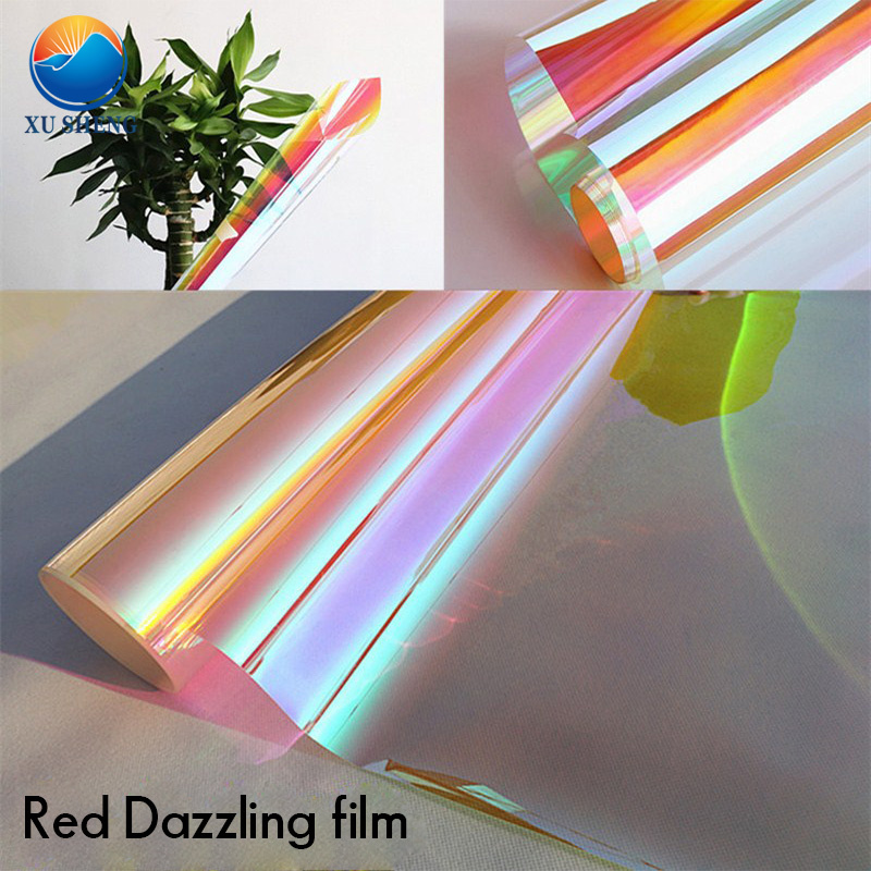 Rainbow Color Rainbow Mirror Protective Film Iridescent Rainbow Film Transparent Film