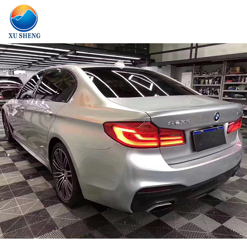 Color Changing Crystal Silver Car Wrap Vinyl Vehicle Wrap Gloss Metallic Vinyl Wrap With Factory Wholesale