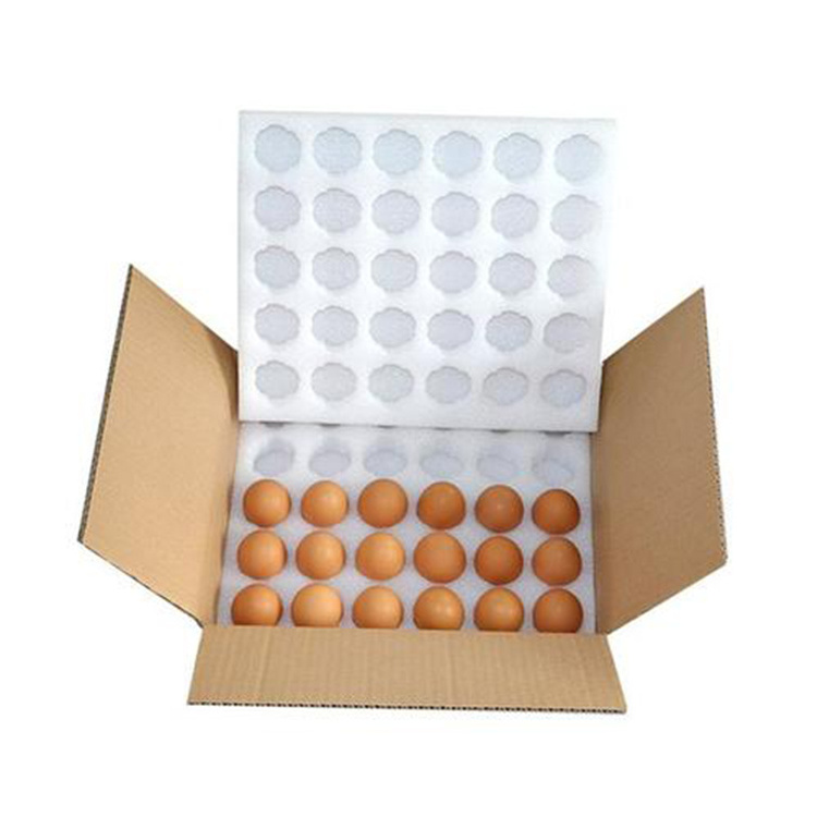 Customized white EPE foam packing for Egg insert