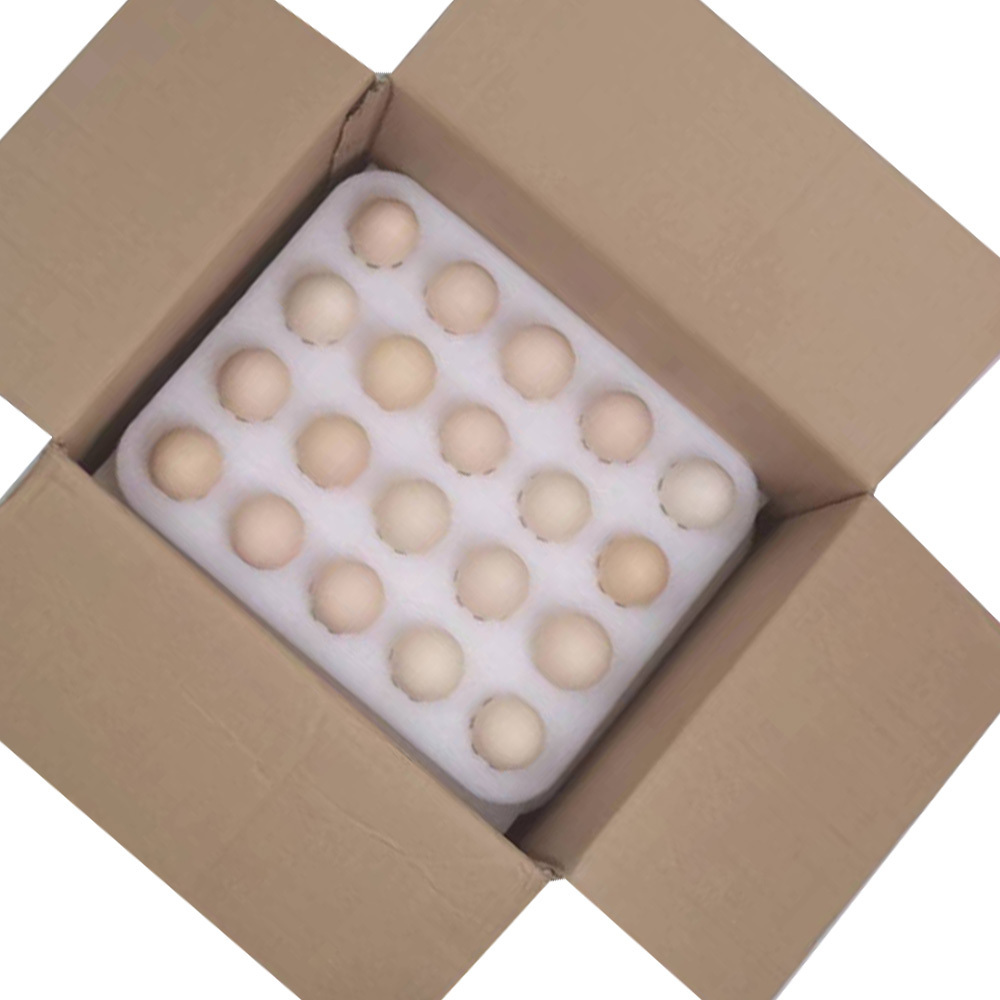 Customized white EPE foam packing for Egg insert