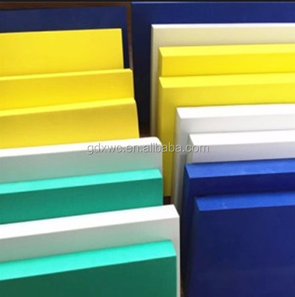 High density flexible polyurethane foam sheets or rolls for shoes