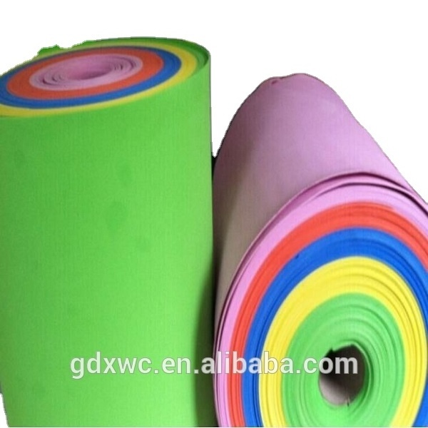 3mm black eva roll durable eva foam sheet roll large size foam roll