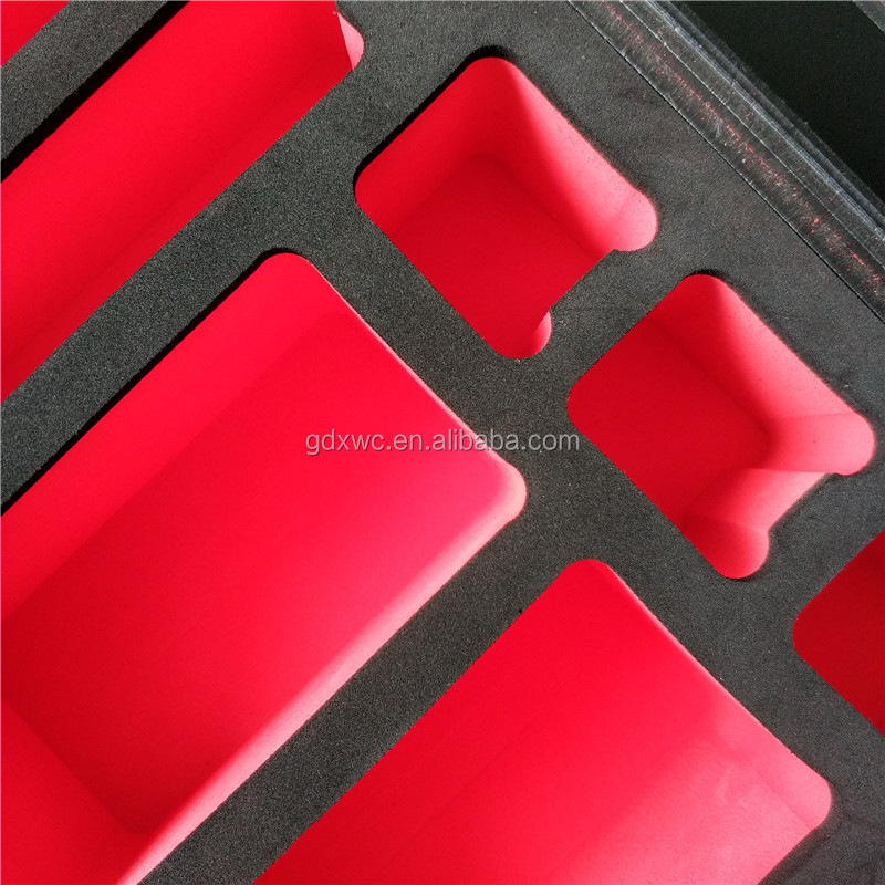 custom foam insert mixed color foam inserts case eva foam insert for tool case