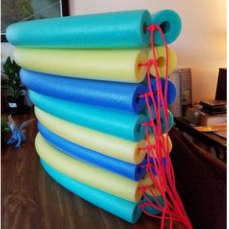 Foam Pool Noodles for Swimming Pools or Water Accessories Pool Noodle Chair Float, Mesh Chair Sling