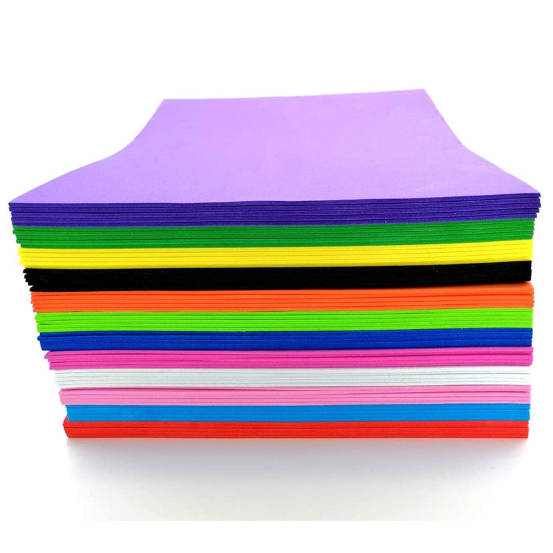 Hot selling high density colorful EVA foam sheet 2mm 4mm 6mm 8mm 10mm for craft packaging