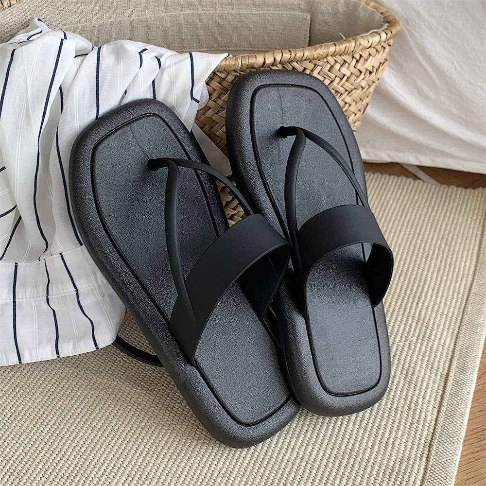 XIXITIAO wholesale flat flip flop multi size slippers fashion summer shoes women boys white flip flops bulk for men