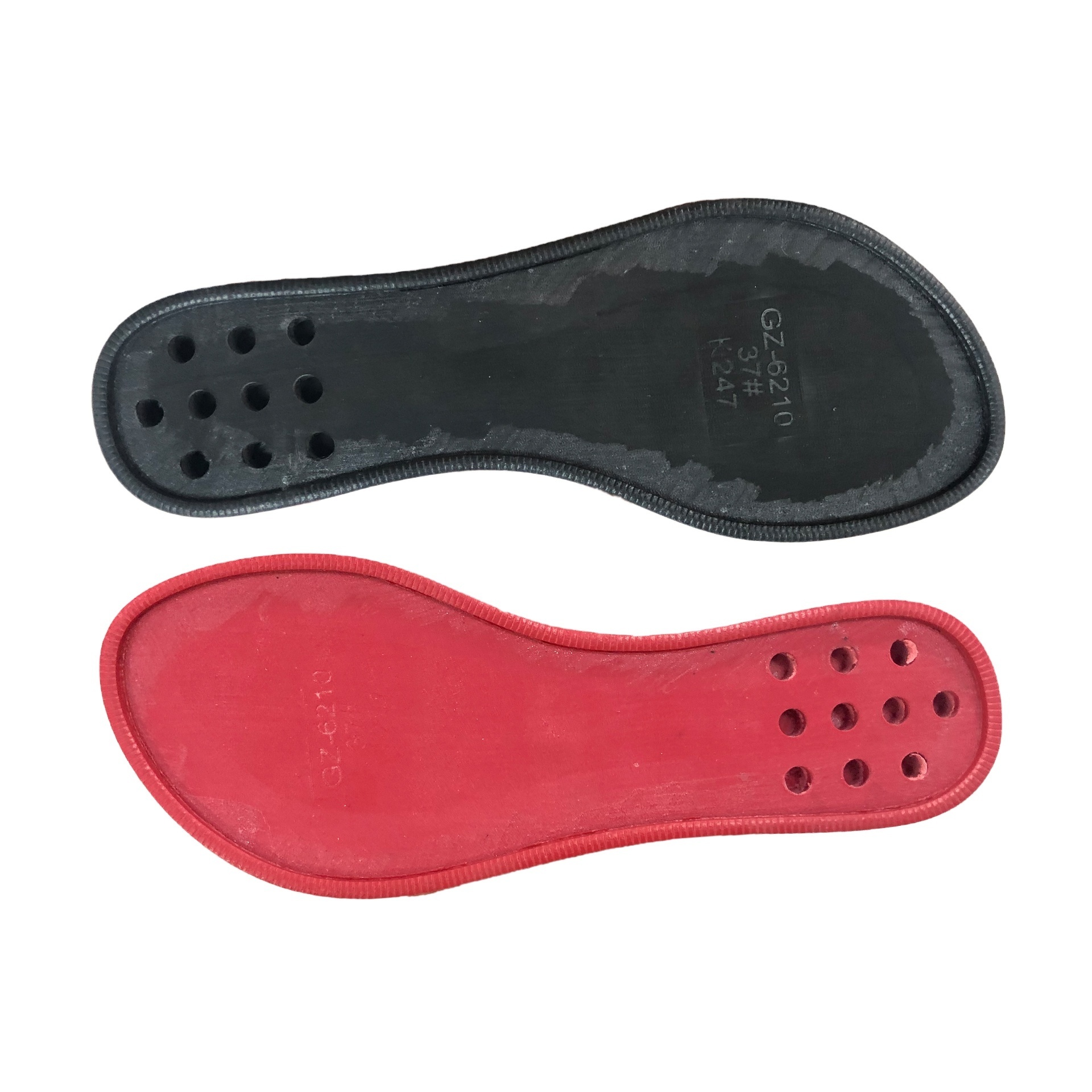 Woman sandal sole female flat soles flip flops rubber flat sandals outsole