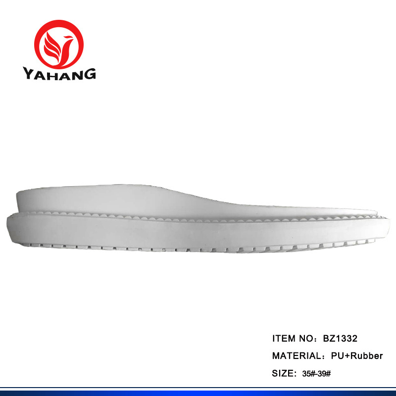 shoe sole manufacturer pu and rubber outsole lady shoe design