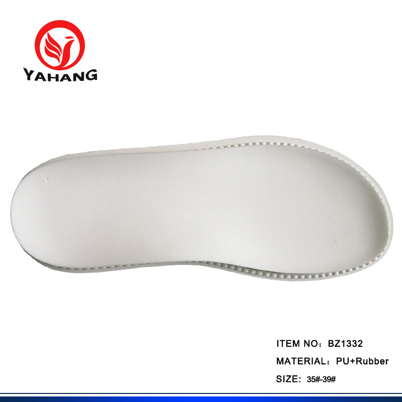 shoe sole manufacturer pu and rubber outsole lady shoe design