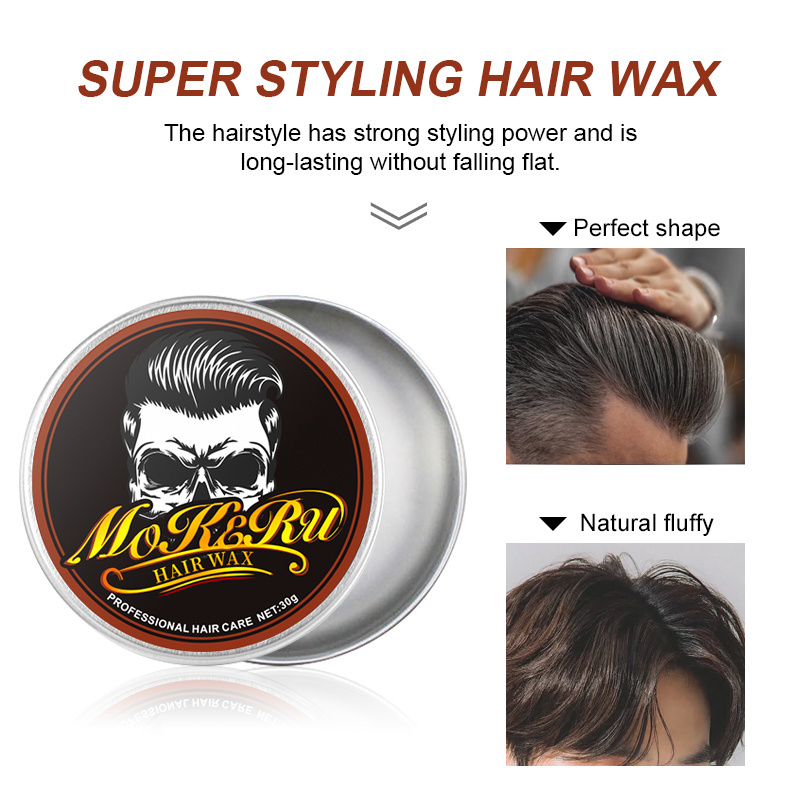 Wholesale Pomade For Men Moisturizing Curly Hair Organic Ingredient Free Sample Test ODM/OEM Welcomed High Quality Men Hair Wax