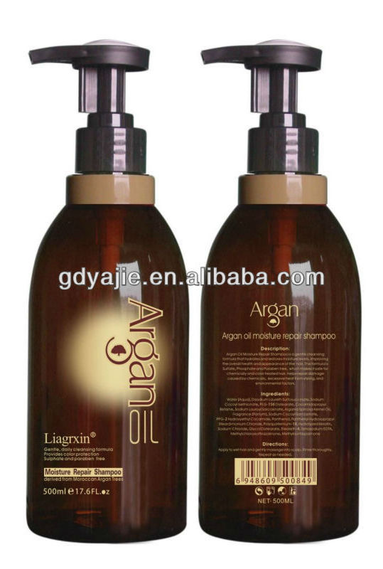 500ml Private Label Natural Herbal Keratin Morocco Argan Oil Organic Hair Shampoo hair care shampoo conditioner sets