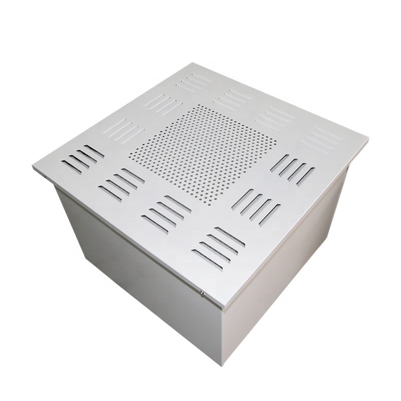 YANING Clean Room Ceiling Mounted Diffuser Air Supply Unit Box Gel Seal Hepa Terminal Box