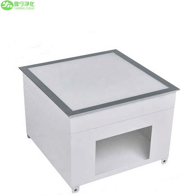 Yaning HEPA Box Ceiling Mounted Diffuser Air Supply Unit Box Gel Seal Hepa Filter Terminal Box For Clean Room