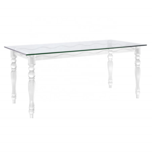 Modern design transparent acrylic wedding table