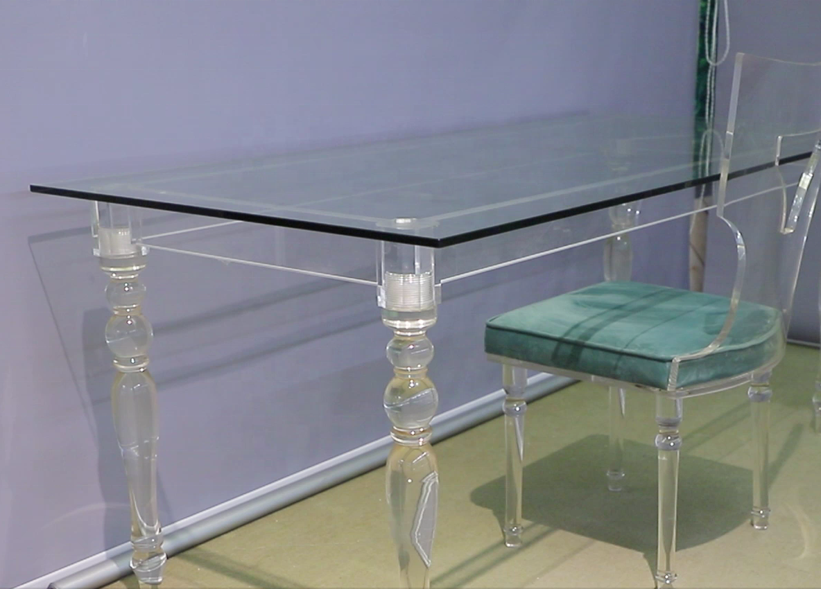 Modern design transparent acrylic wedding table