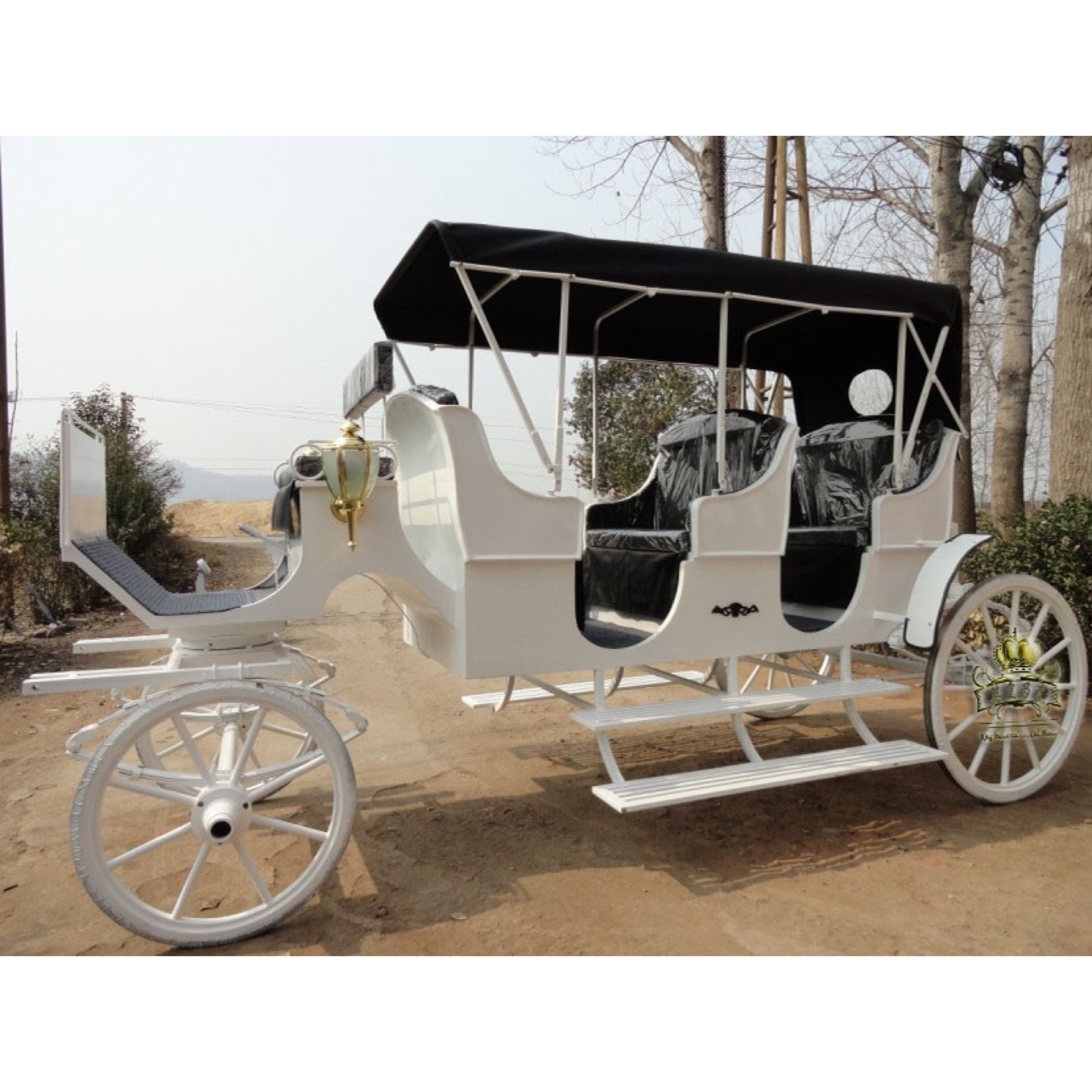 Royal luxury wedding marathon cinderella horse carriages for sale