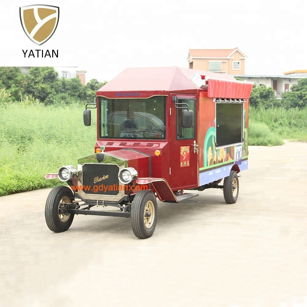 Chinese street mobile hamburgers carts food vending carts for sale