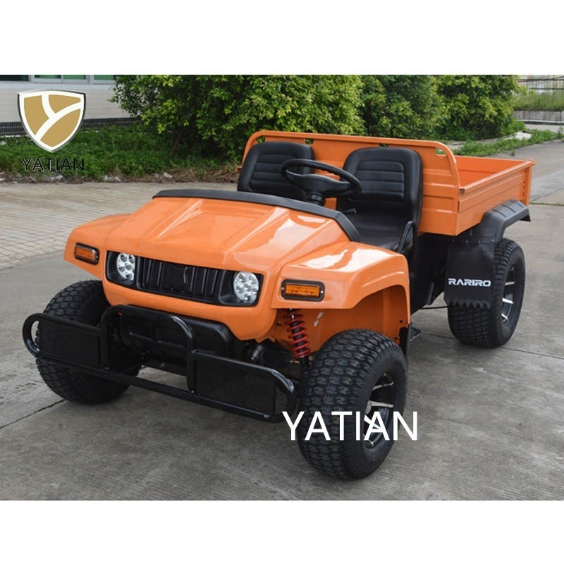 2 seater battery powered 4 wheel utility vehicle