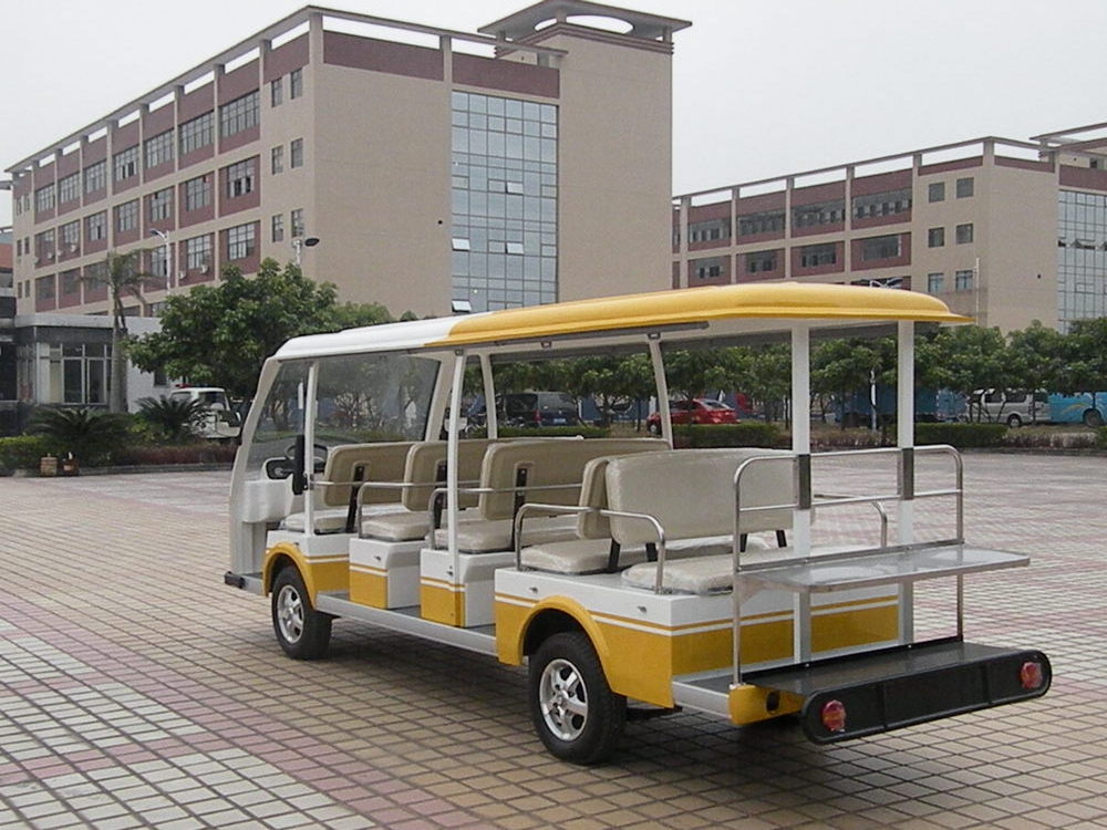 Passenger Transport 4 Wheels Mini Electric Tourist Bus Shuttle Bus