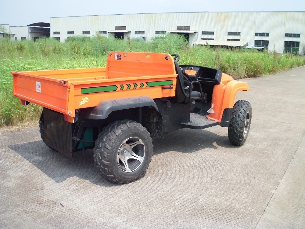 Electric hummer UTV golf cart with rear cargo container comes made in China