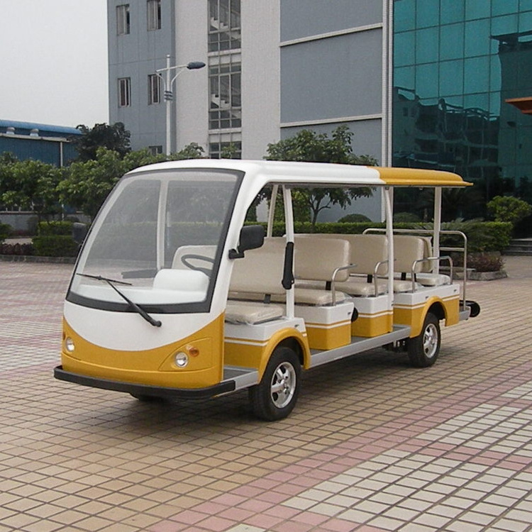 Passenger Transport 4 Wheels Mini Electric Tourist Bus Shuttle Bus