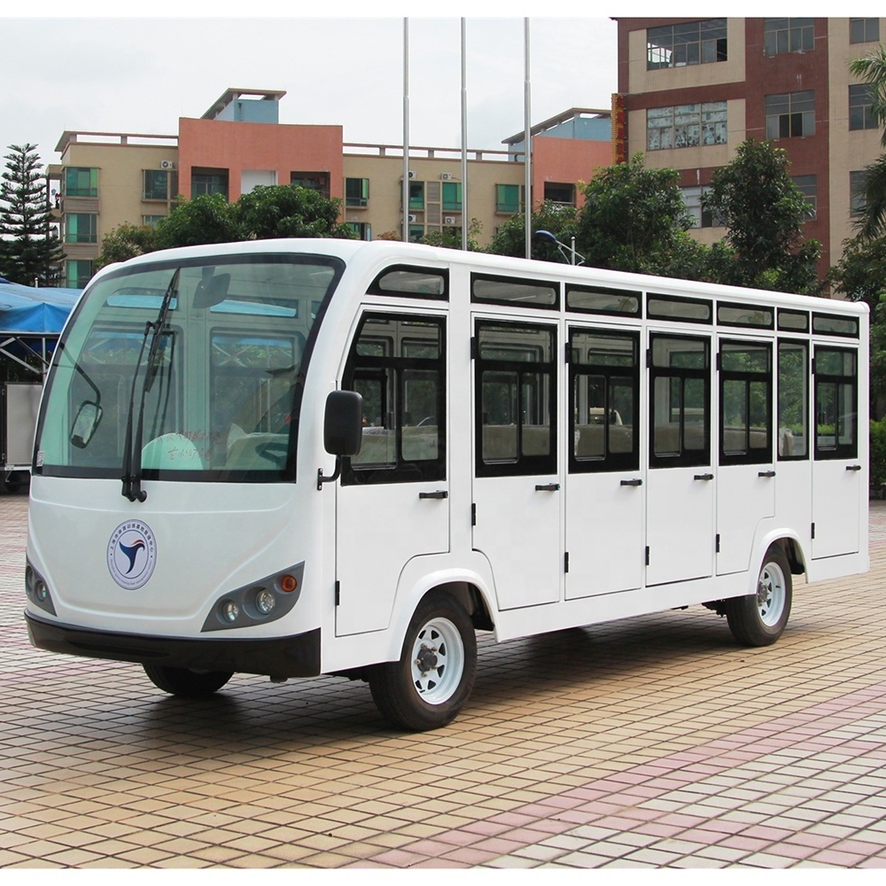 CE ISO Certificate 23 Seater FRP Electric Battery Shuttle Mini Car for sale Tourist Sightseeing bus