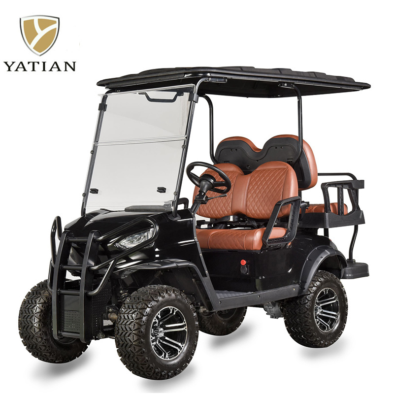 Wholesale Price 4 Seaters Electric Golf Cart 4 Wheel Drive Cheap Price Club Car Buggy Electric Golf Carts