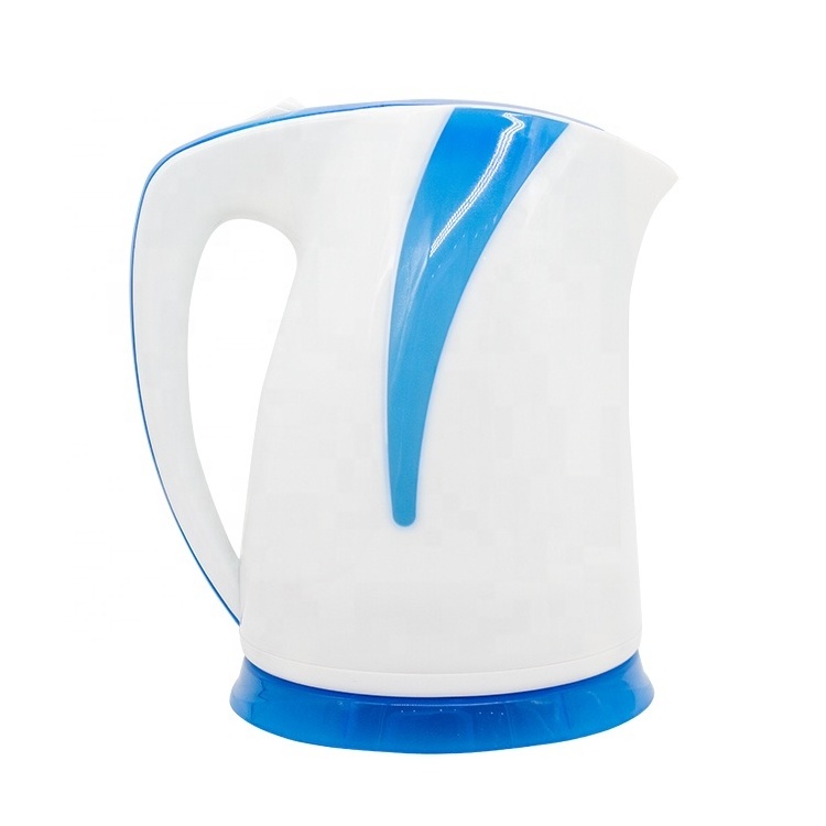 Kitchen appliances 2 liter capacity cute design cordless durable plastic electric water kettle