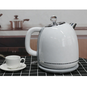 Wholesale price retro design 1.8 liter double layer hotel guest room home appliance plastic kettle electric modern