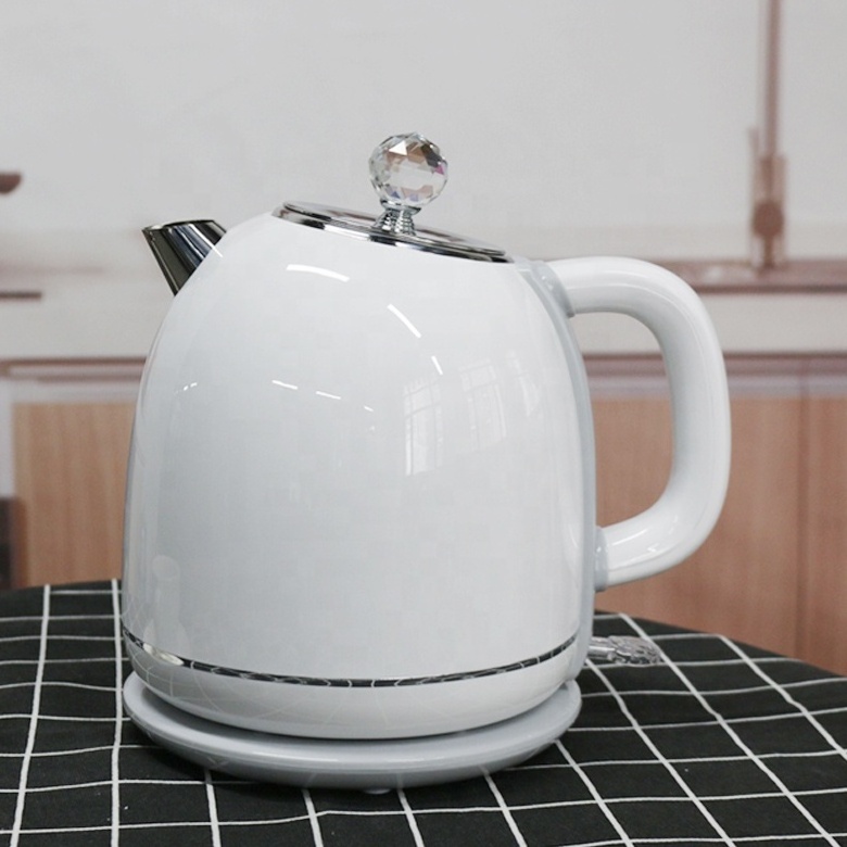 Factory custom logo home appliance hot water kettle electric 1.8L double layer retro electric water kettle