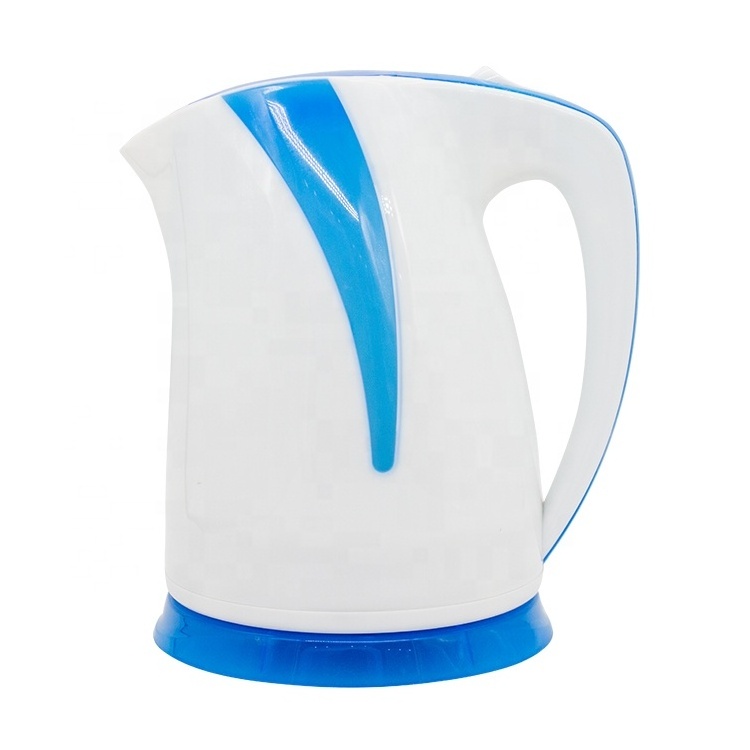 Kitchen appliances 2 liter capacity cute design cordless durable plastic electric water kettle