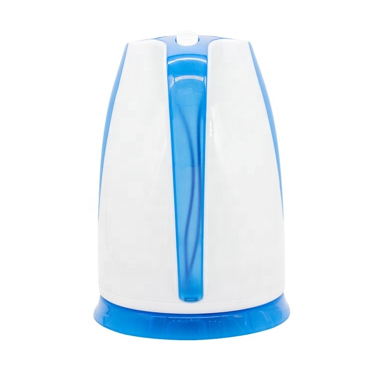 Kitchen appliances 2 liter capacity cute design cordless durable plastic electric water kettle