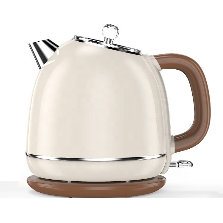 Factory custom logo home appliance hot water kettle electric 1.8L double layer retro electric water kettle