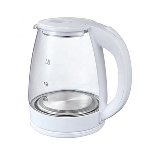 Wholesale price 1.8l fast heating electric glass cordless jug kettle electric water kettle glass