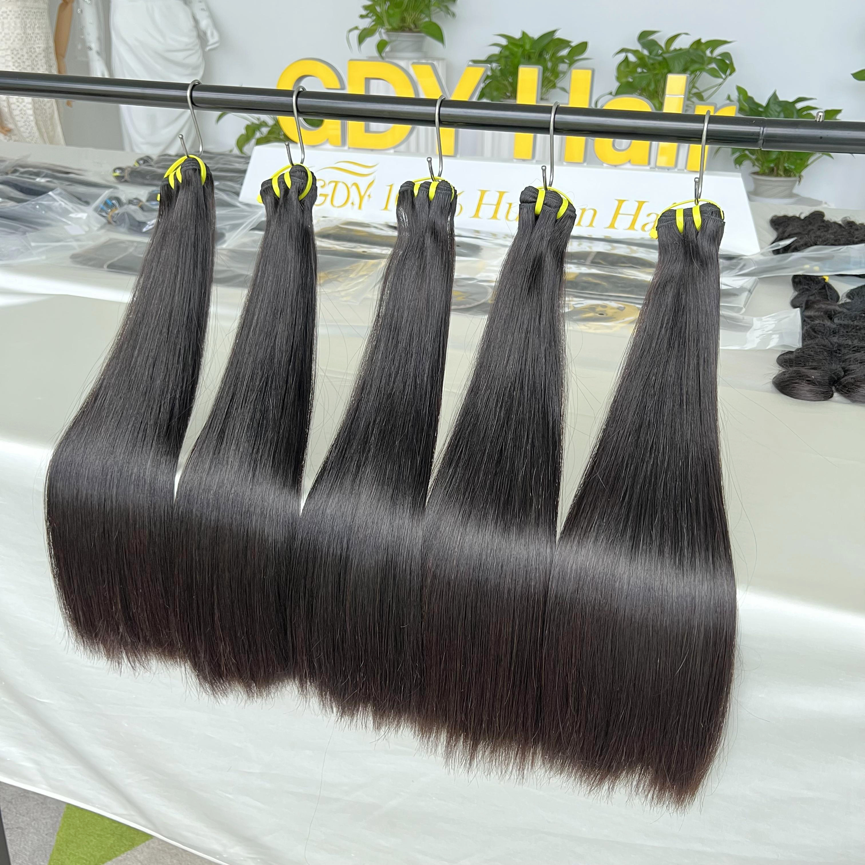 Bone Straight Wholesale Raw Indian Human Hair,Raw Cambodian Hair Vendors,Super Double Drawn Raw Vietnamese Hair Bundles