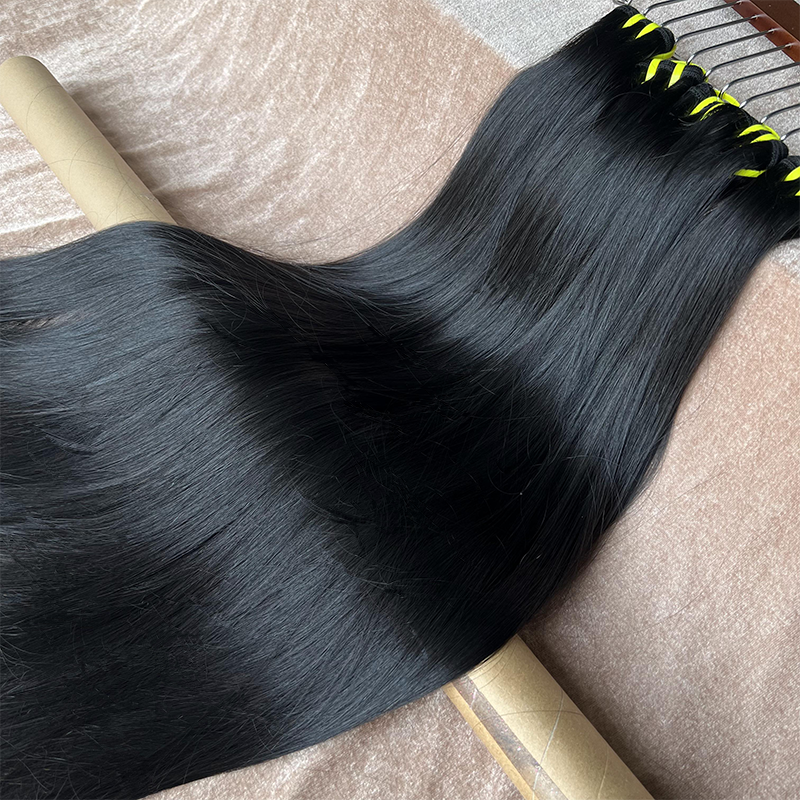 Wholesale Raw Indian Hair Vendor Cuticle Aligned Virgin Super Double Drawn Natural Human Hair Raw Indian Bundles