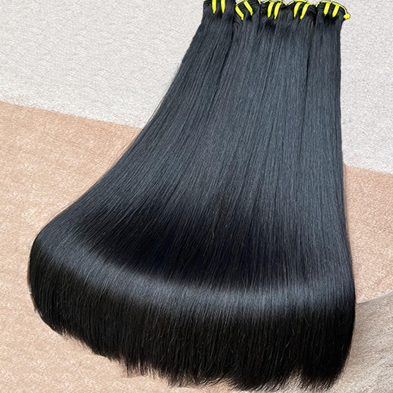 Wholesale Raw Indian Hair Vendor Cuticle Aligned Virgin Super Double Drawn Natural Human Hair Raw Indian Bundles