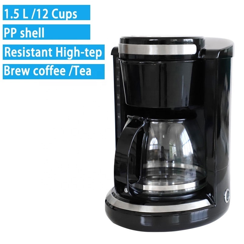 10 Cups Tea Coffee Maker Machine and Home Small Portable Manual Drip Coffee Maker