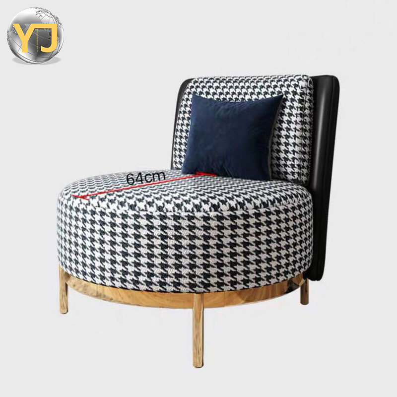 Professional Customized Classic Design Stainless Steel Leisure Sofa Chair Frame Metal Golden Color Sofa Frame For Living room