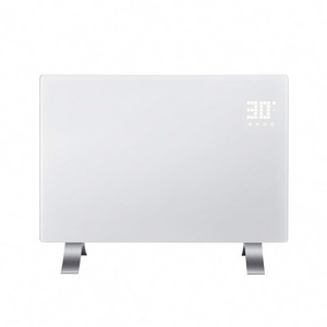 safety bathroom LED display timing convector mirror glass infrared panel heater