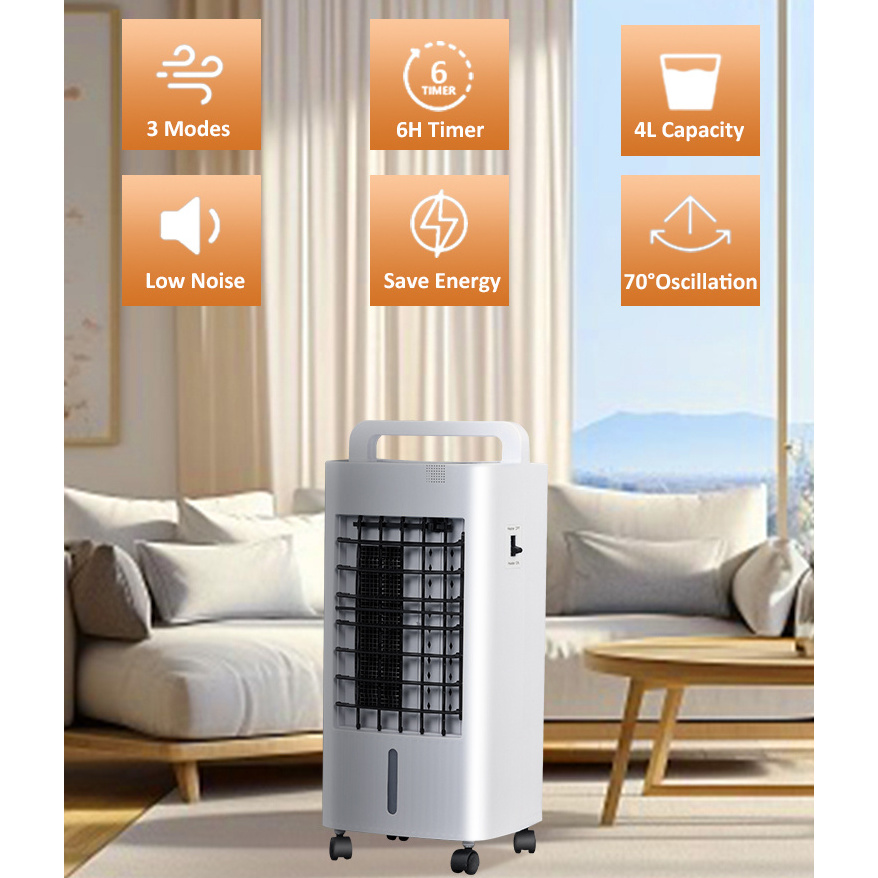 New Top Quality Floor Standing Portable Home Evaporative Fan Large Water Air Cooler For Sale