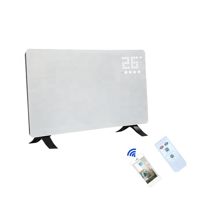 Best price factory supply infrared glass panel bathroom portable heater with LED display