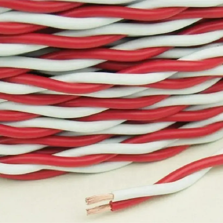 Factory Wholesale PVC Insulated Flexible Copper Wire Twisted Pair Electrical Wire RVS Cable