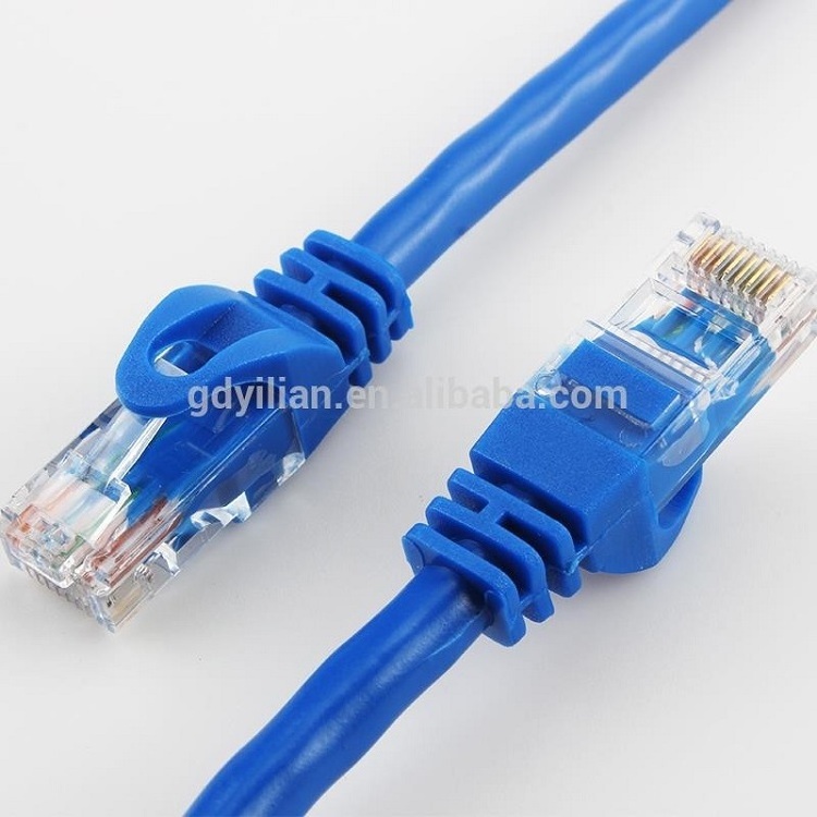 China Factory Direct Supply Cat6 Patch Cord UTP PVC Jacket RJ45 Connector Cat6 UTP Patch Cord