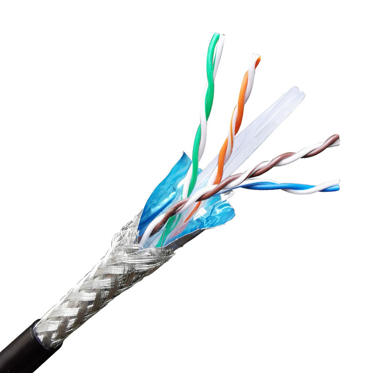 High Speed Cat5e Cat6 Cat6A Outdoor Lan Cable Twisted Pair UTP STP FTP Cat6  23AWG BC CCA 1000ft Waterproof Cable