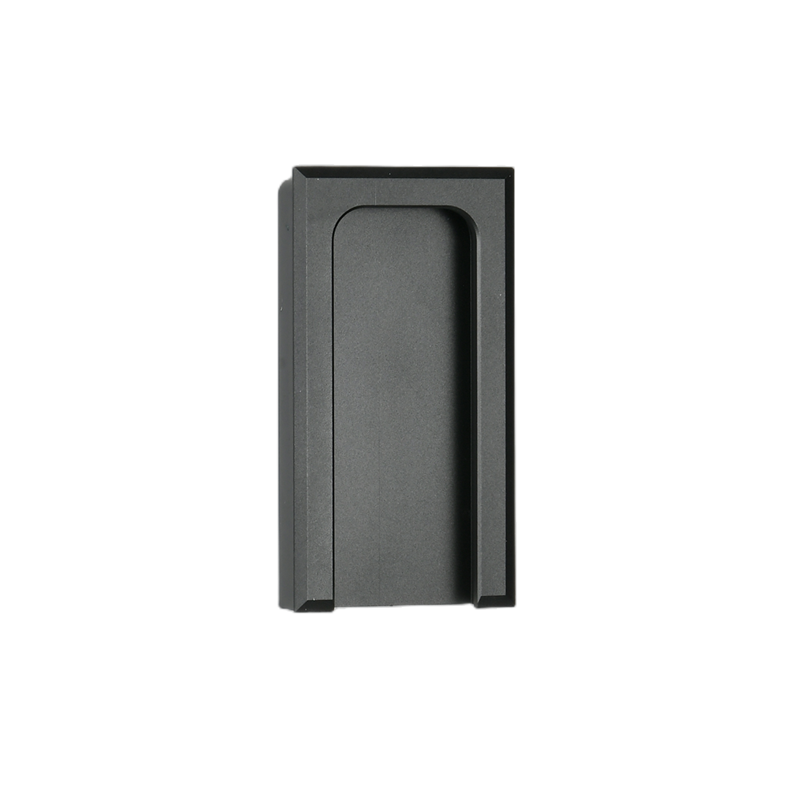 YL Black Plastic Concealed Handle Sousco Embedded Cabinet Pull Handle