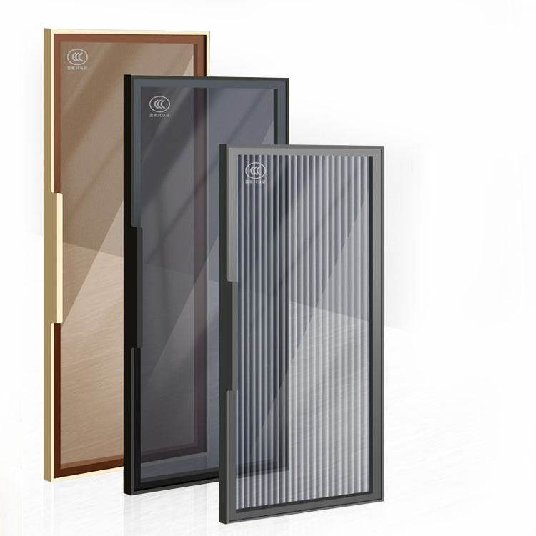 YL Aluminum Profile Wardrobe Closet Glass door Frame Aluminum Glass Door and Window Frame